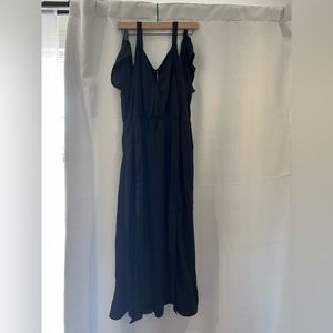 Black Bloom Chic cold shoulder dress